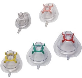 Single-use soft anesthesia mask